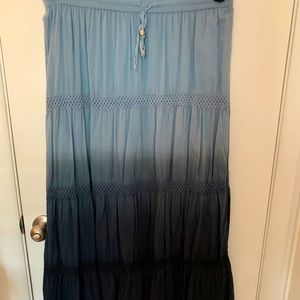 Michael Kors Ombré Maxi Skirt